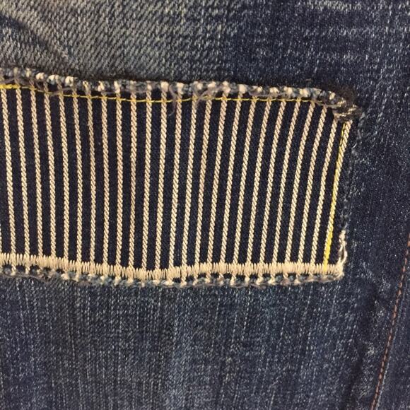 Paper Denim & Cloth Boho Patchwork Jeans Size 28 - Picture 3 of 8